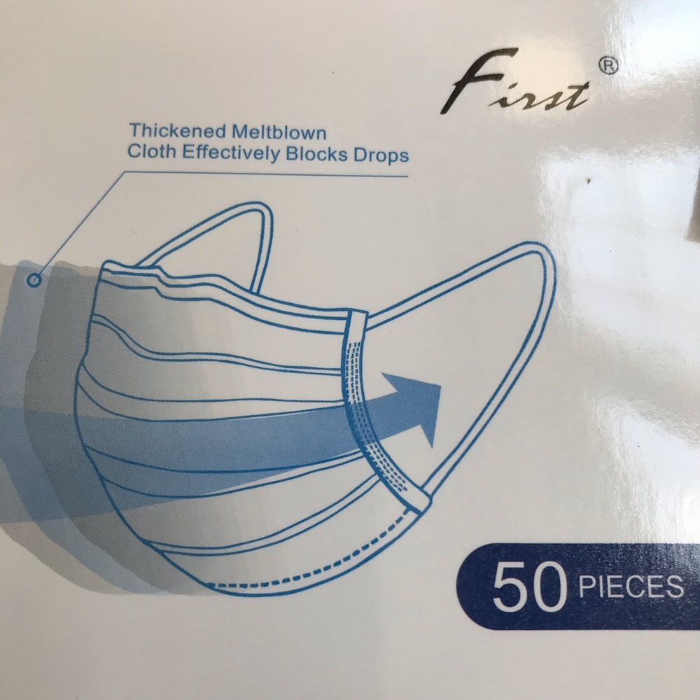 50Pc Box Disposable Face Mask- [2 Box = FREE SHIP] - Picture 5 of 8